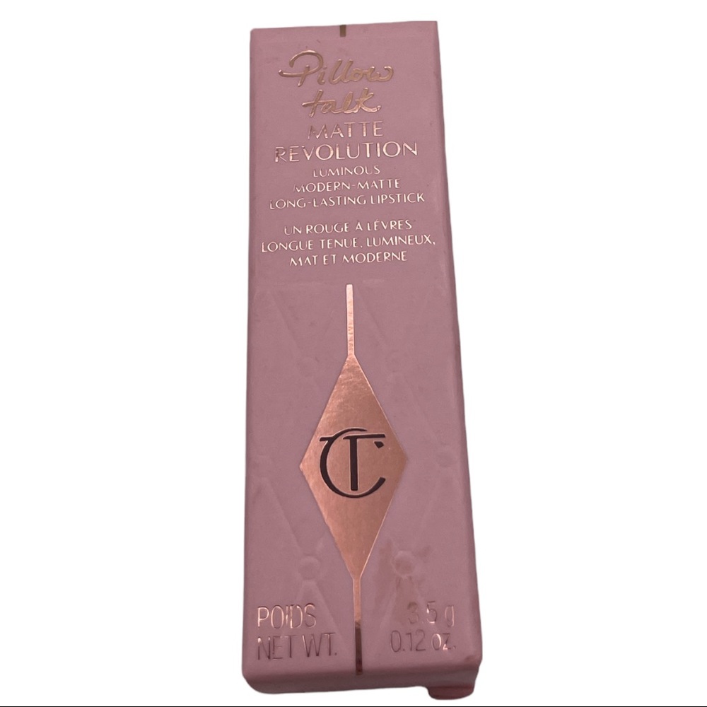 NWT CHARLOTTE TILBURY POLLOW TALK MATTE REVOLUTION IN PILLOW TALK ORIGINAL - Picture 2 of 5